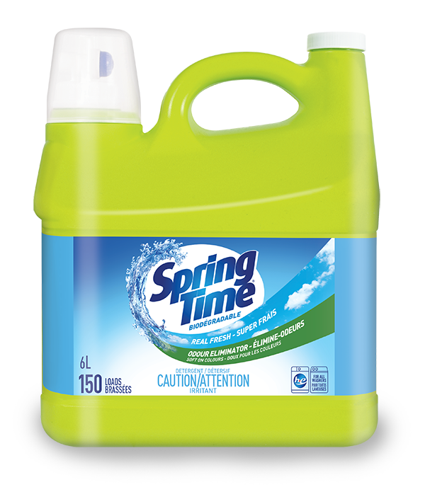 Springtime detergent and bleach products Springtime