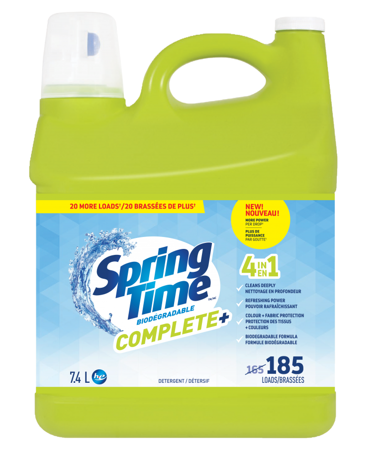 Détergents et javellisants biodégradable Springtime